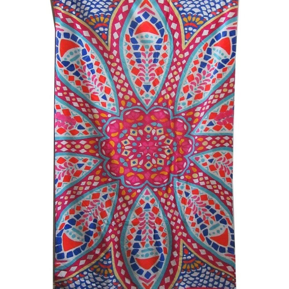 La Jolla California Beach Print Beach Towel by Limezinnias Design